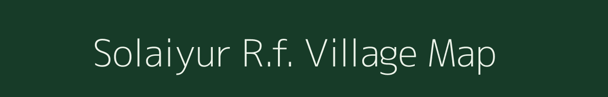 Solaiyur R.f. village map in Tamil Nadu