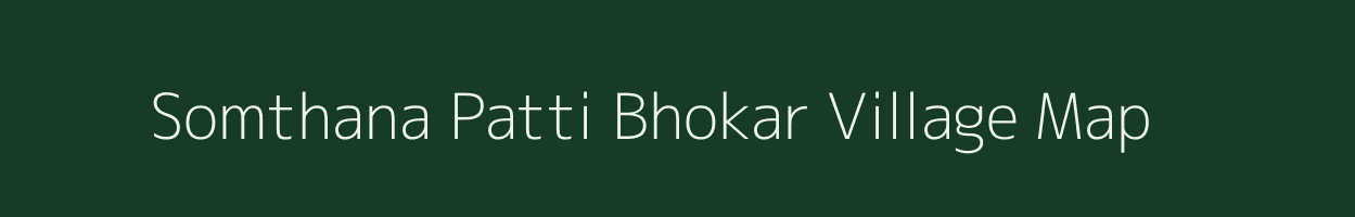 Somthana Patti Bhokar village map in Maharashtra