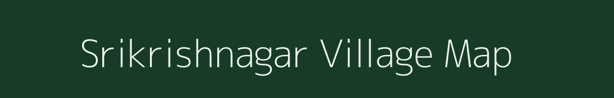 Srikrishnagar village map in West Bengal