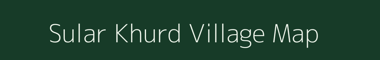 Sular Khurd village map in Madhya Pradesh