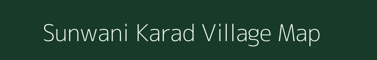 Sunwani Karad village map in Madhya Pradesh