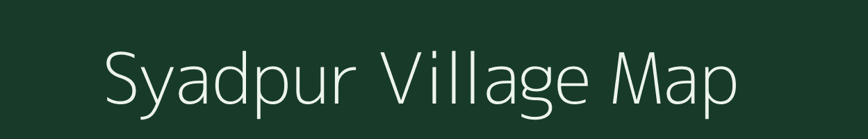 Syadpur village map in West Bengal