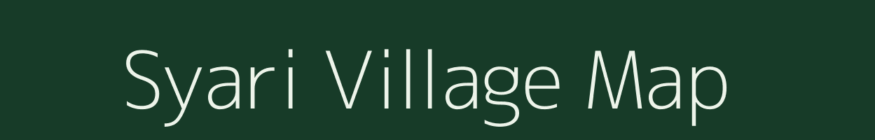 Syari village map in Sikkim