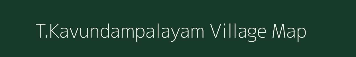T.Kavundampalayam village map in Tamil Nadu