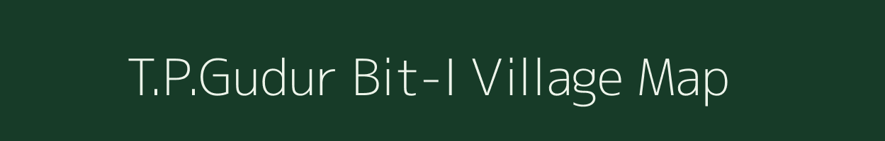 T.P.Gudur Bit-I village map in Andhra Pradesh