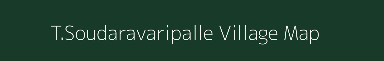 T.Soudaravaripalle village map in Andhra Pradesh