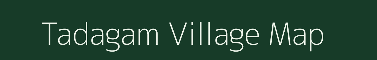 Tadagam village map in Tamil Nadu