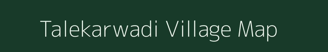 Talekarwadi village map in Maharashtra