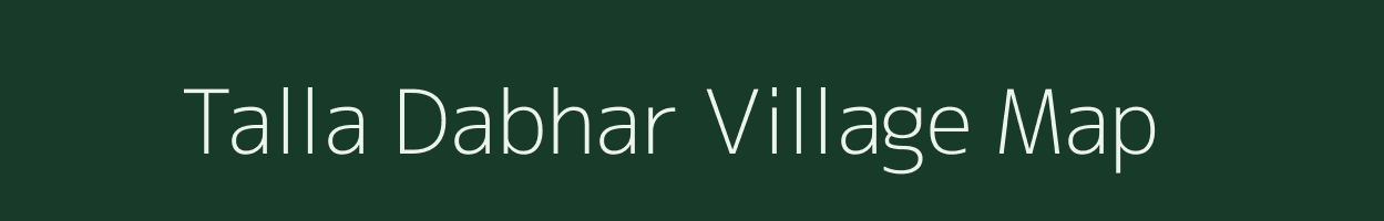 Talla Dabhar village map in Uttarakhand