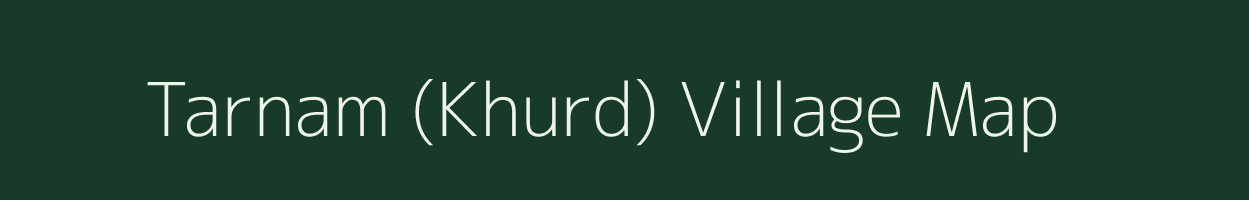 Tarnam (Khurd) village map in Andhra Pradesh