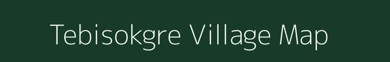 Tebisokgre village map in Meghalaya