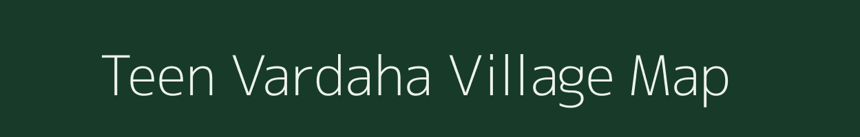 Teen Vardaha village map in Uttar Pradesh