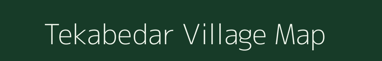 Tekabedar village map in Maharashtra