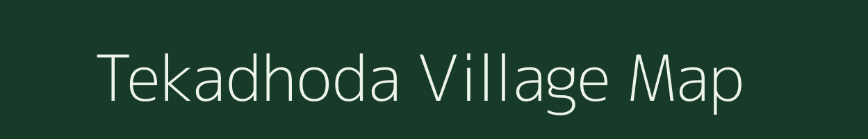 Tekadhoda village map in Chhattisgarh