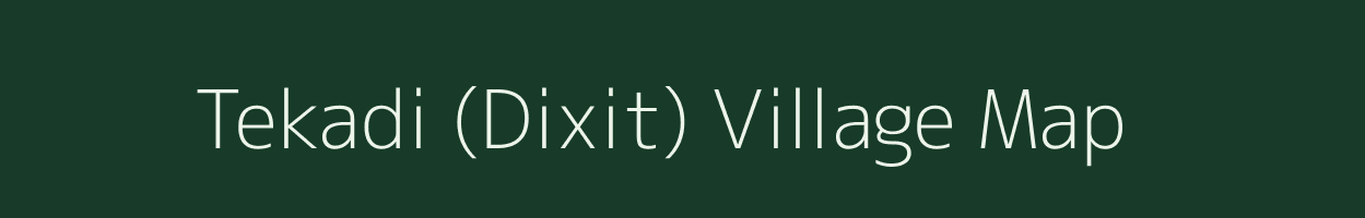 Tekadi (Dixit) village map in Maharashtra