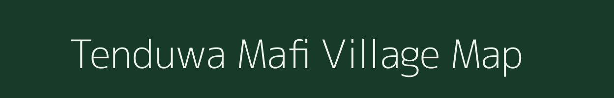 Tenduwa Mafi village map in Uttar Pradesh