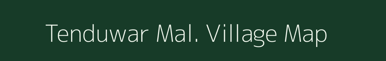 Tenduwar Mal. village map in Madhya Pradesh