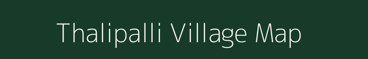 Thalipalli village map in Tamil Nadu
