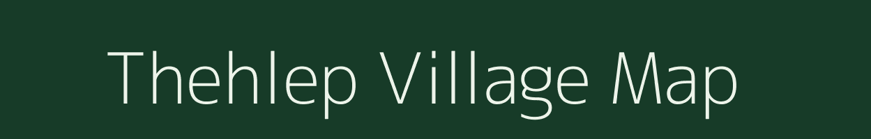 Thehlep village map in Mizoram