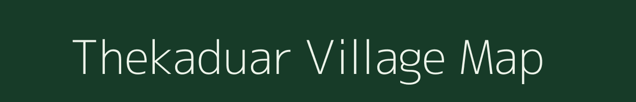 Thekaduar village map in Mizoram