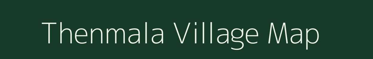 Thenmala village map in Kerala