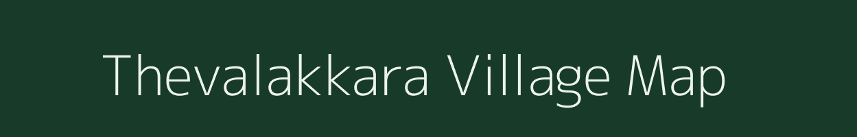 Thevalakkara village map in Kerala