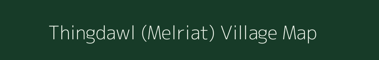 Thingdawl (Melriat) village map in Mizoram