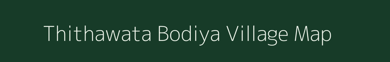 Thithawata Bodiya village map in Rajasthan