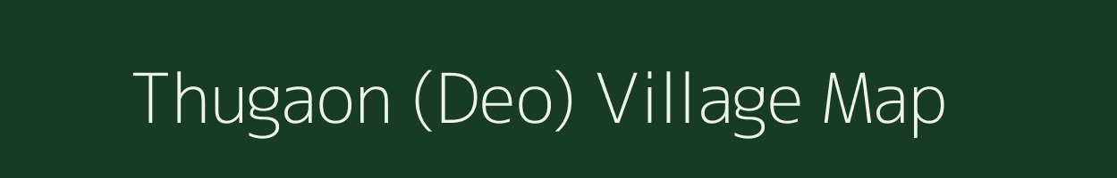 Thugaon (Deo) village map in Maharashtra