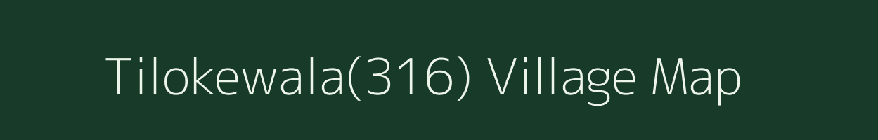 Tilokewala(316) village map in Haryana