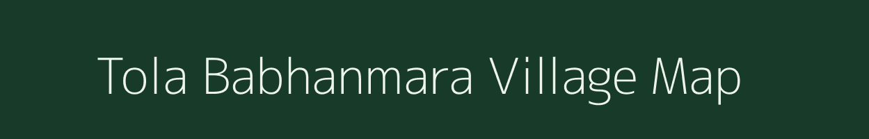 Tola Babhanmara village map in Bihar