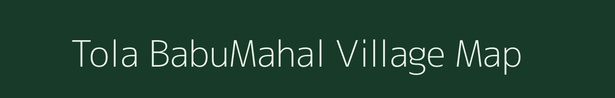 Tola BabuMahal village map in Bihar