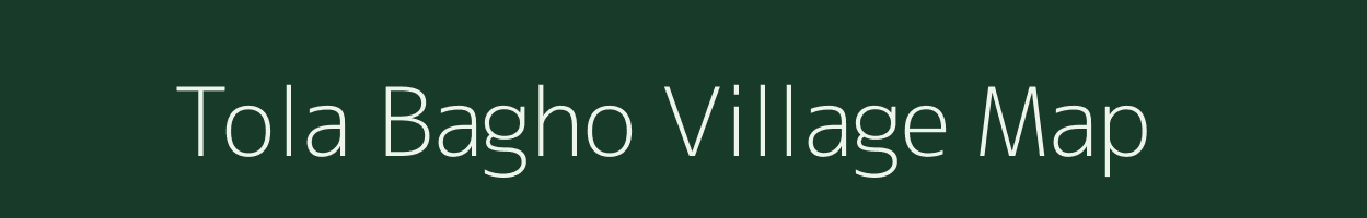 Tola Bagho village map in Bihar