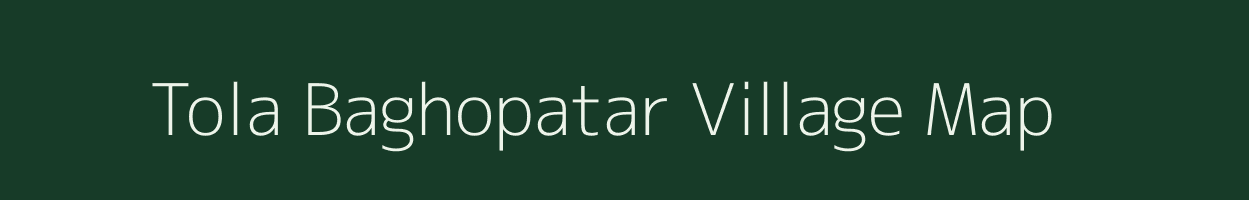 Tola Baghopatar village map in Bihar