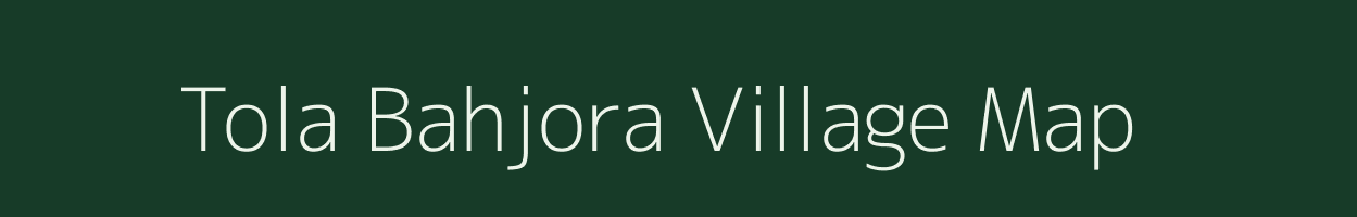 Tola Bahjora village map in Bihar