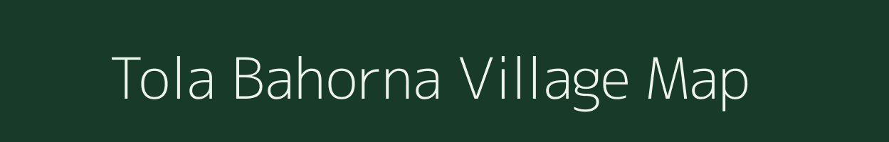 Tola Bahorna village map in Bihar