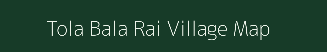 Tola Bala Rai village map in Bihar