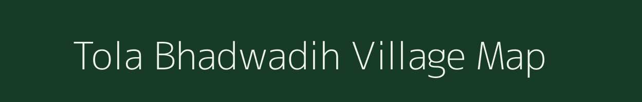 Tola Bhadwadih village map in Bihar