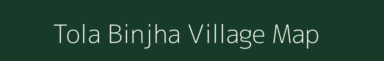Tola Binjha village map in Bihar