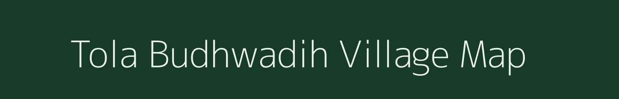 Tola Budhwadih village map in Bihar