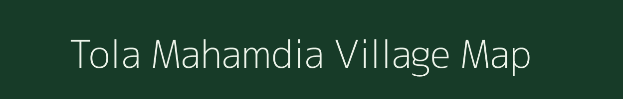 Tola Mahamdia village map in Bihar