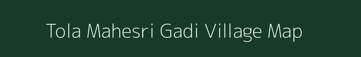 Tola Mahesri Gadi village map in Bihar