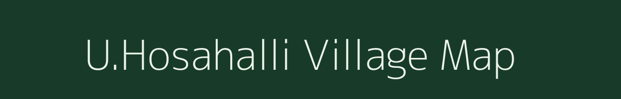 U.Hosahalli village map in Karnataka