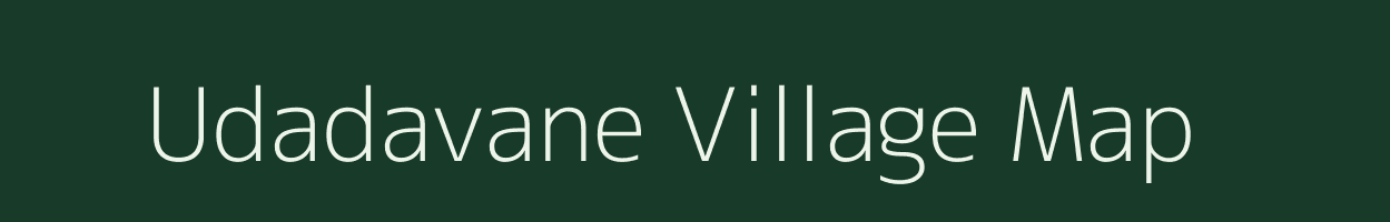 Udadavane village map in Maharashtra