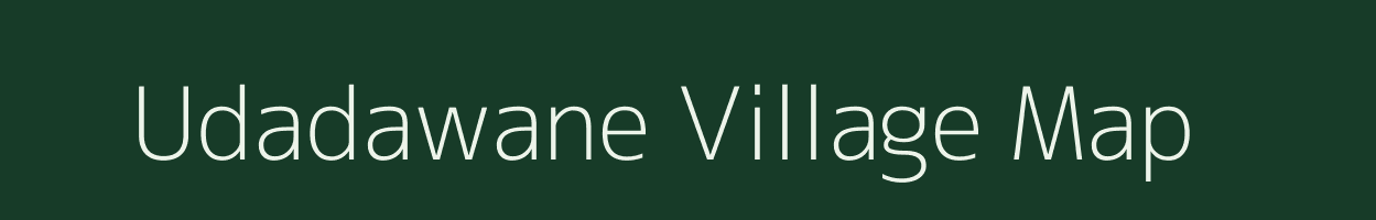 Udadawane village map in Maharashtra