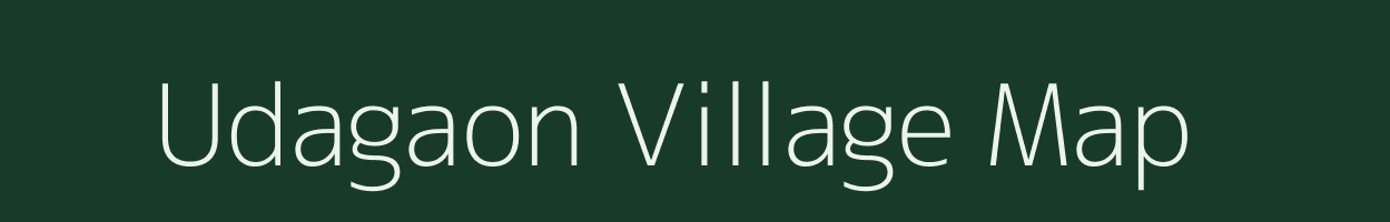 Udagaon village map in Maharashtra