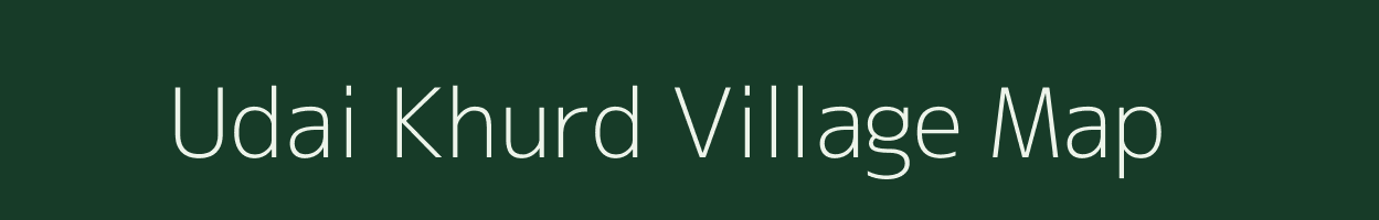 Udai Khurd village map in Rajasthan