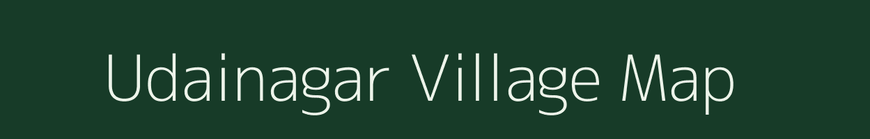 Udainagar village map in Madhya Pradesh