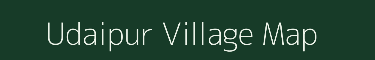 Udaipur village map in Rajasthan