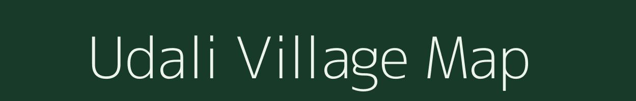 Udali village map in Madhya Pradesh
